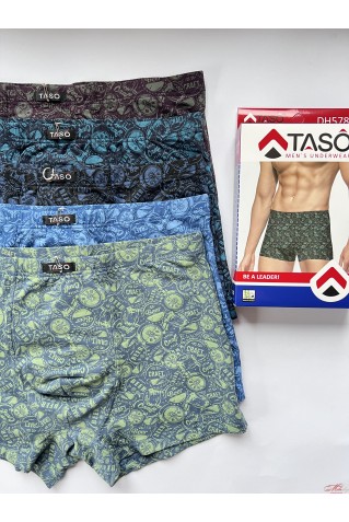 Чоловічі труси боксери з бамбука з бавовною Taso 5786